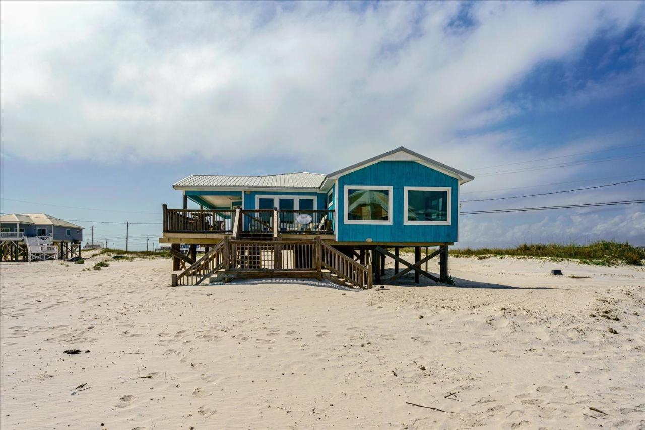 Knee Deep - Amazing Beach Cottage Locates On Sugar White Sands, Great Gulf And Bay Views, Home Dauphin Island Exterior foto