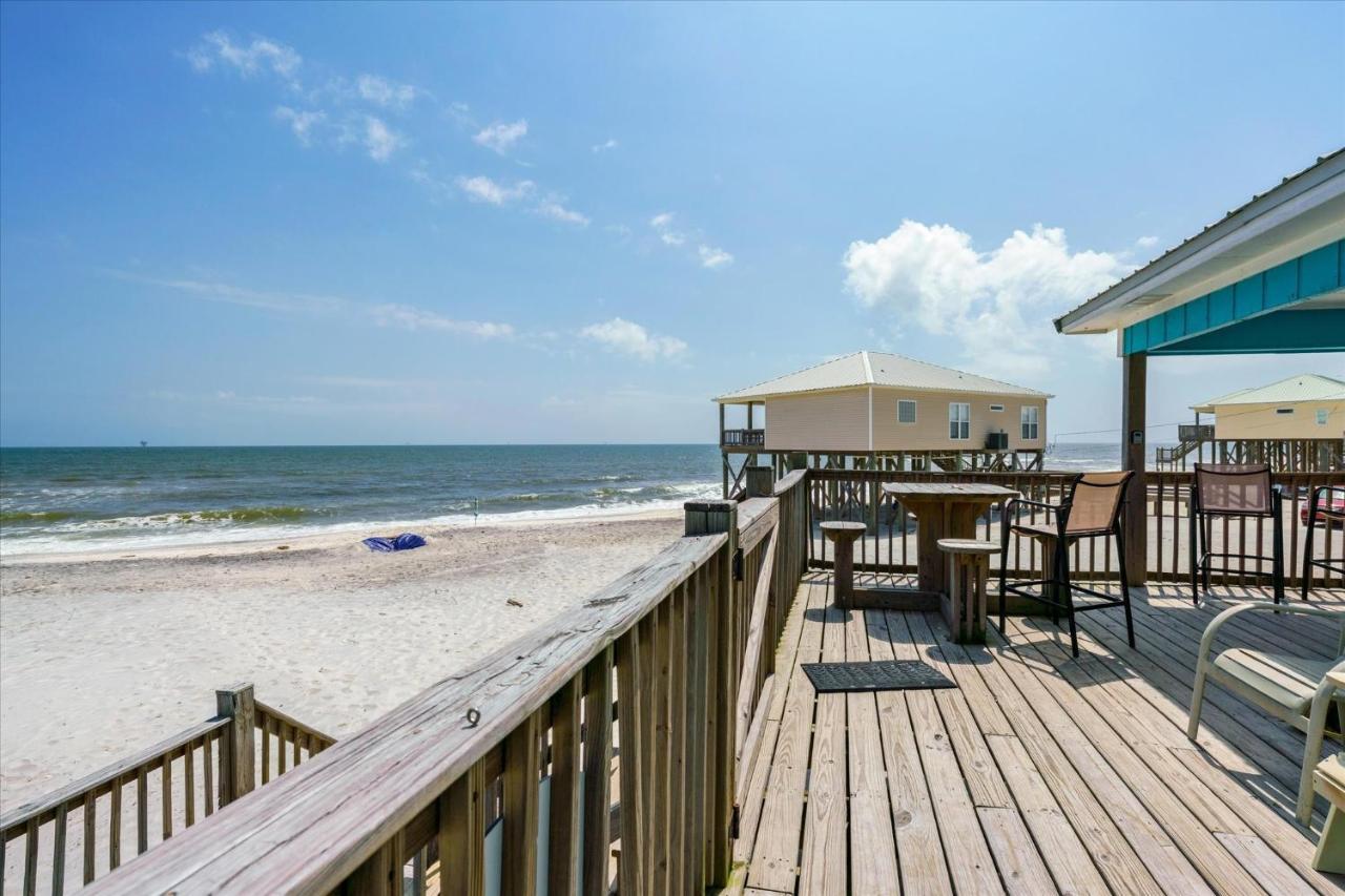 Knee Deep - Amazing Beach Cottage Locates On Sugar White Sands, Great Gulf And Bay Views, Home Dauphin Island Exterior foto