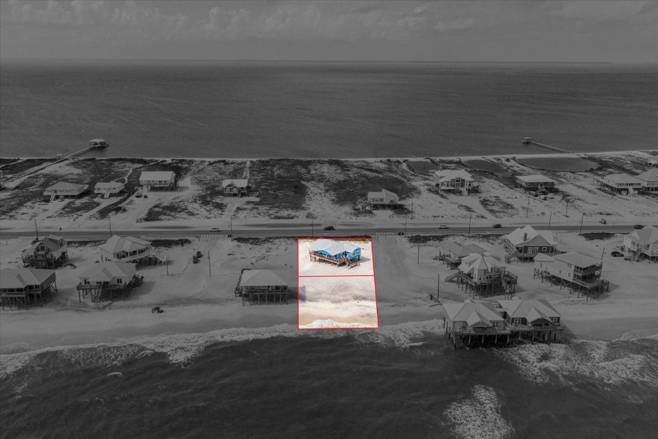Knee Deep - Amazing Beach Cottage Locates On Sugar White Sands, Great Gulf And Bay Views, Home Dauphin Island Exterior foto