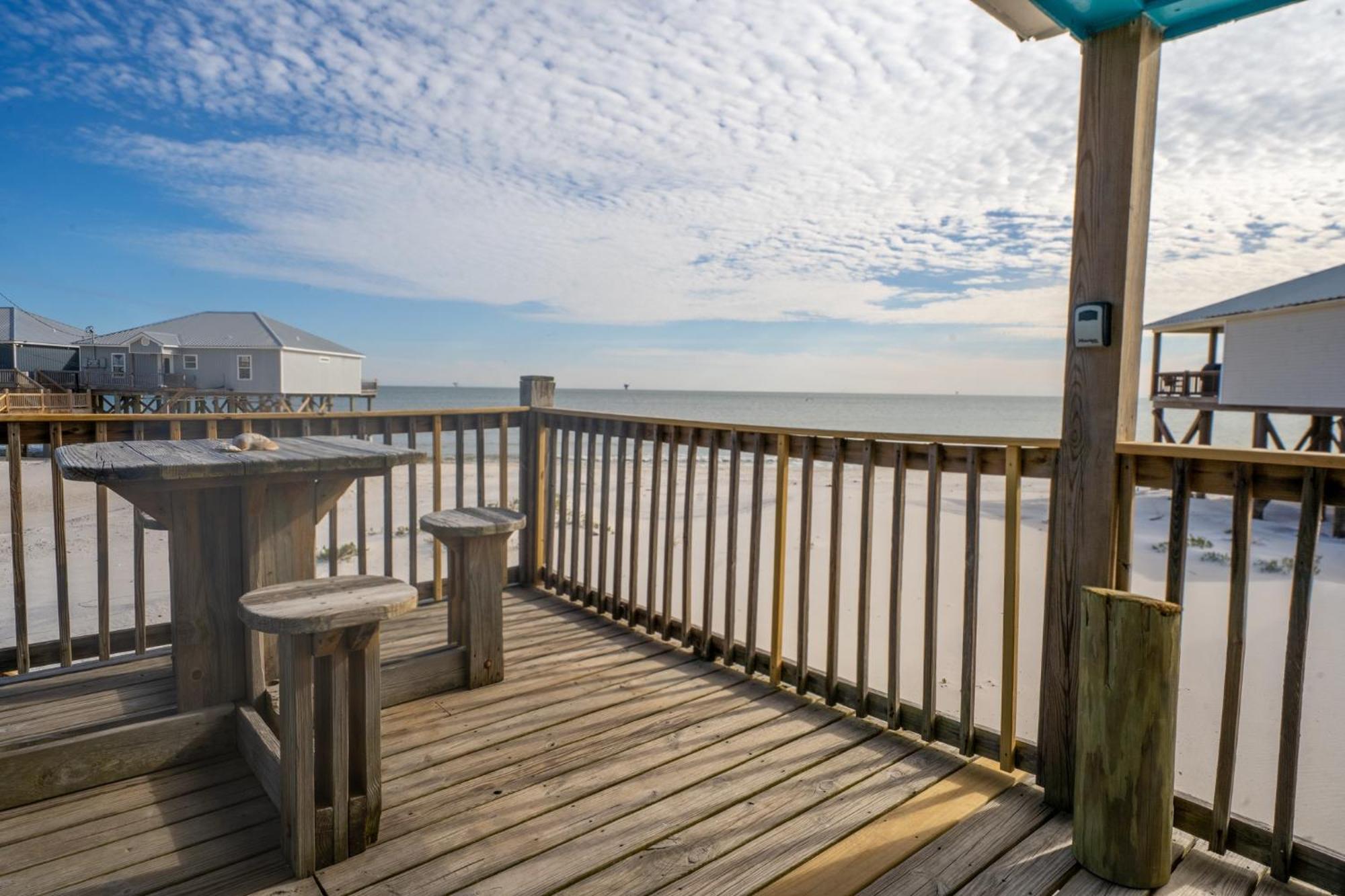 Knee Deep - Amazing Beach Cottage Locates On Sugar White Sands, Great Gulf And Bay Views, Home Dauphin Island Exterior foto